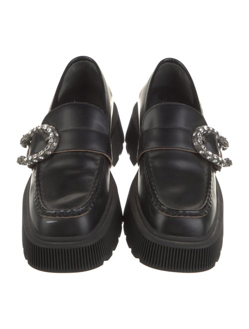 Gucci Dionysus Accent Leather Loafers