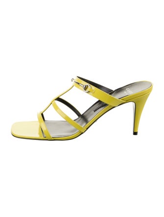 Gucci Patent Leather Slides