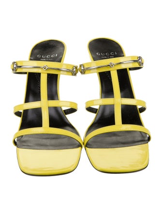 Gucci Patent Leather Slides