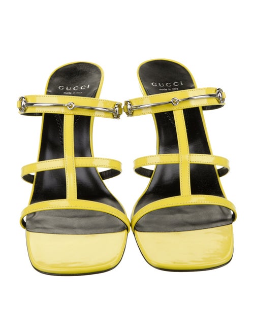 Gucci Patent Leather Slides