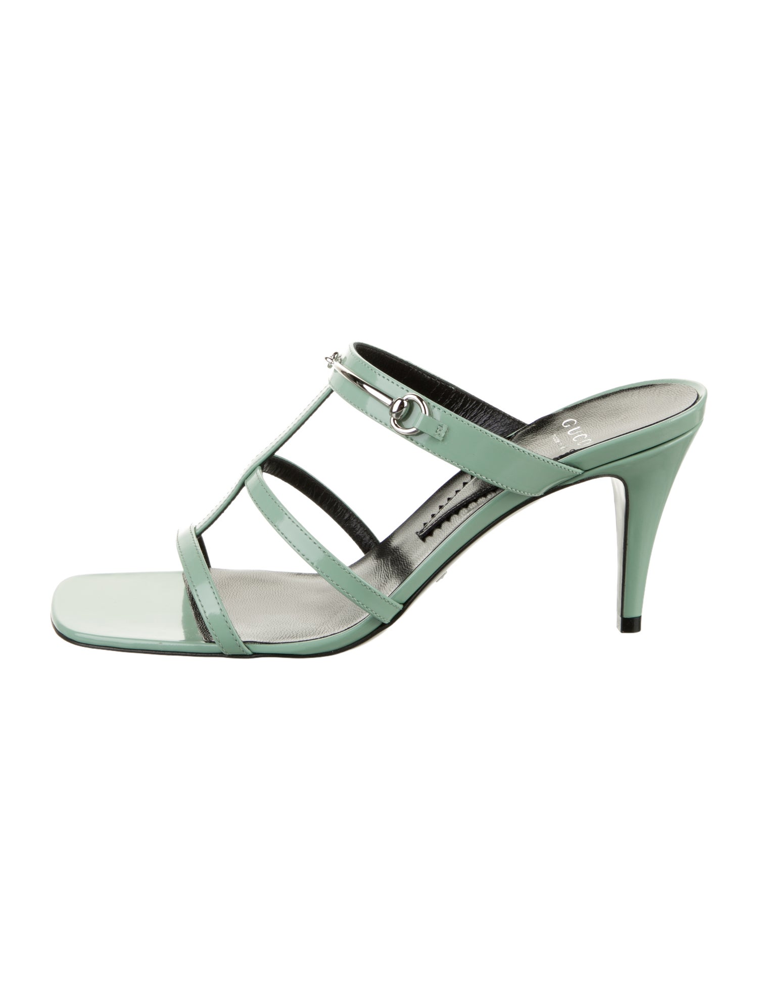 Gucci Patent Leather Slides