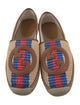 Gucci Sylvie Web Accent Raffia Espadrilles