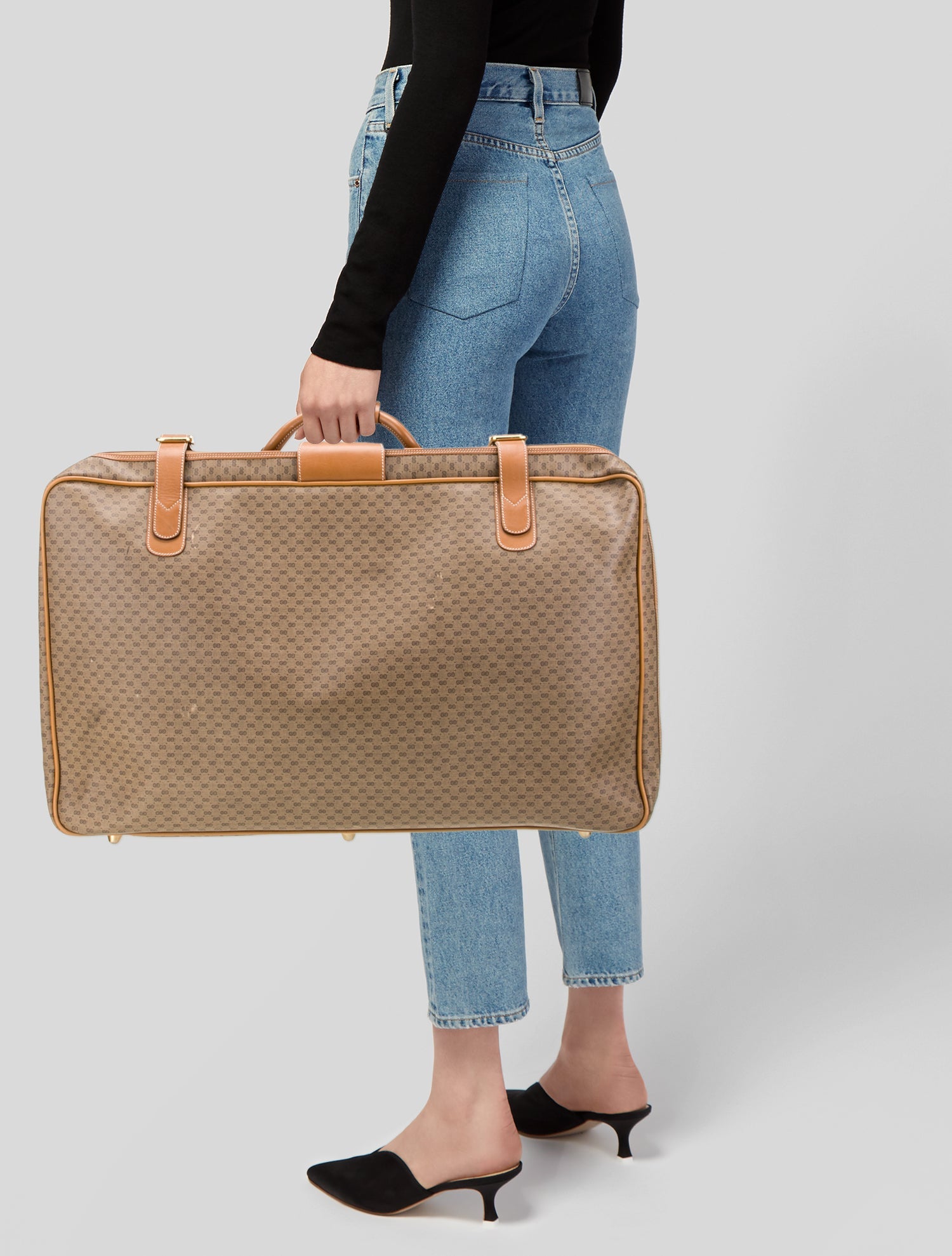 Gucci Micro GG Monogram Suitcase Vintage