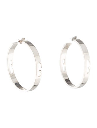 Gucci 'G' Cutout Hoop Earrings