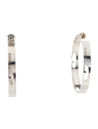 Gucci 'G' Cutout Hoop Earrings