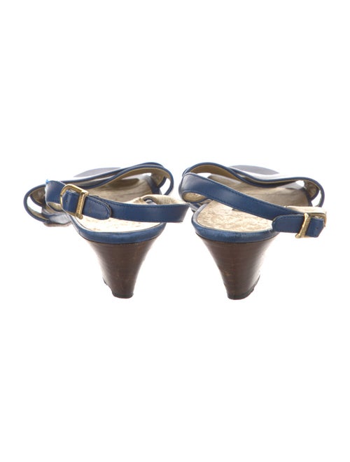 Gucci Vintage Leather Slingback Sandals