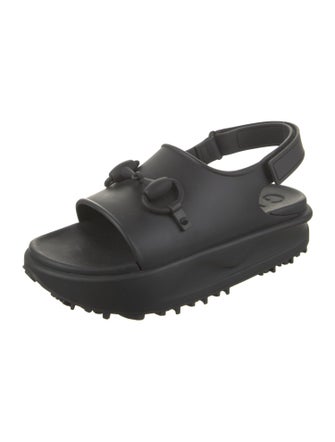 Gucci Horsebit Accent Rubber Sandals