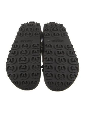 Gucci Horsebit Accent Rubber Sandals