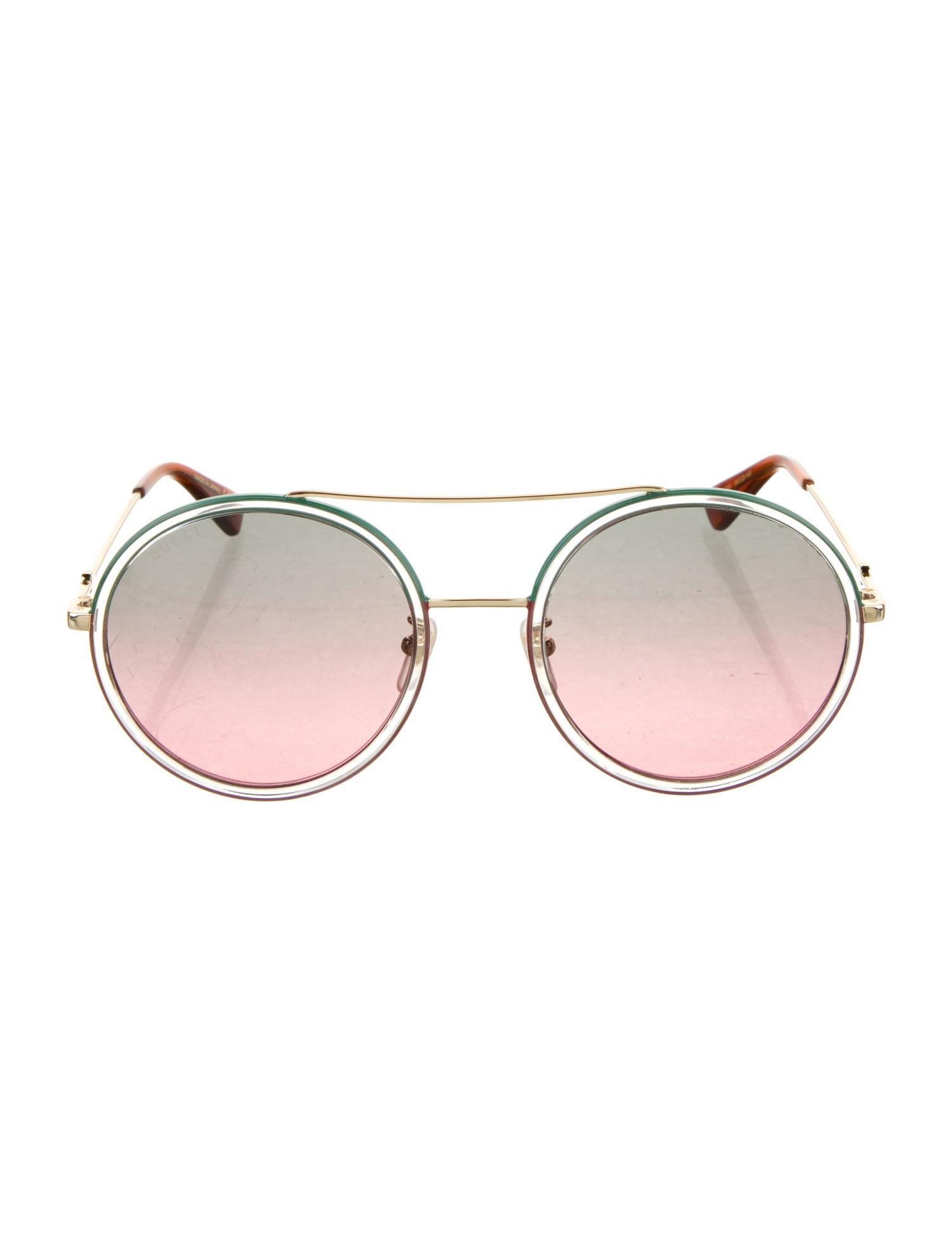 Gucci Round Gradient Sunglasses