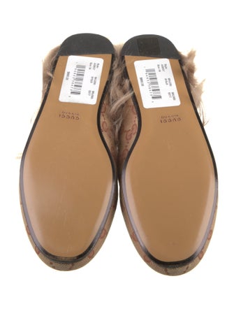 Gucci Canvas Printed Mules