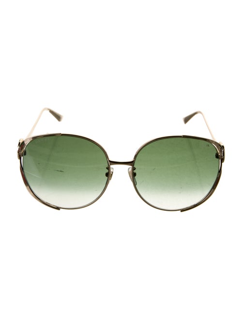 Gucci Web Accent Oversize Sunglasses