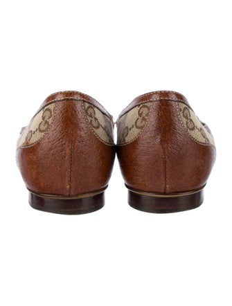 Gucci GG Canvas Canvas Ballet Flats