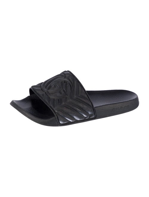 Gucci Double G Logo Rubber Slides
