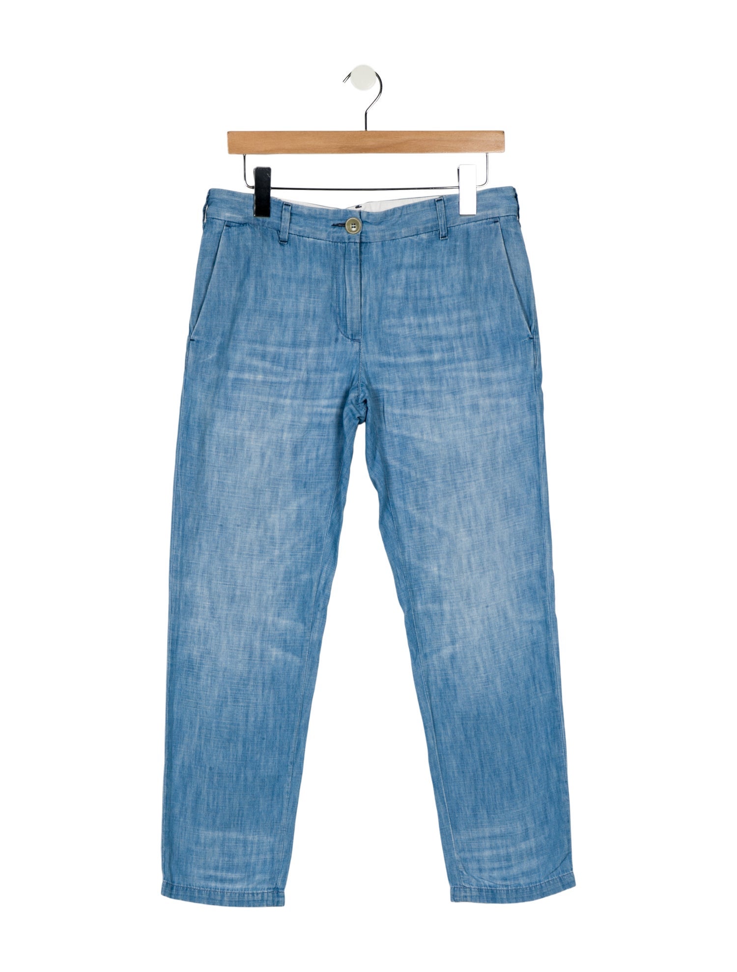 Gucci Mid-Rise Straight Leg Jeans