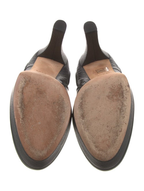 Gucci Hasler Horsebit Accent Leather Pumps