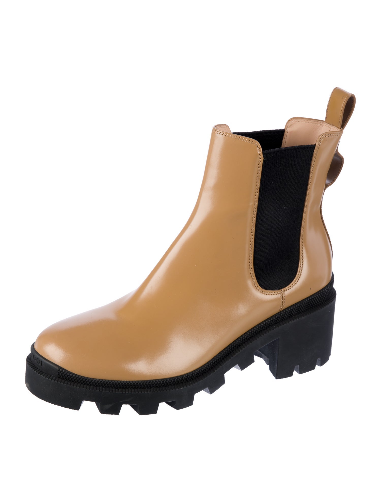 Gucci Leather Chelsea Boots