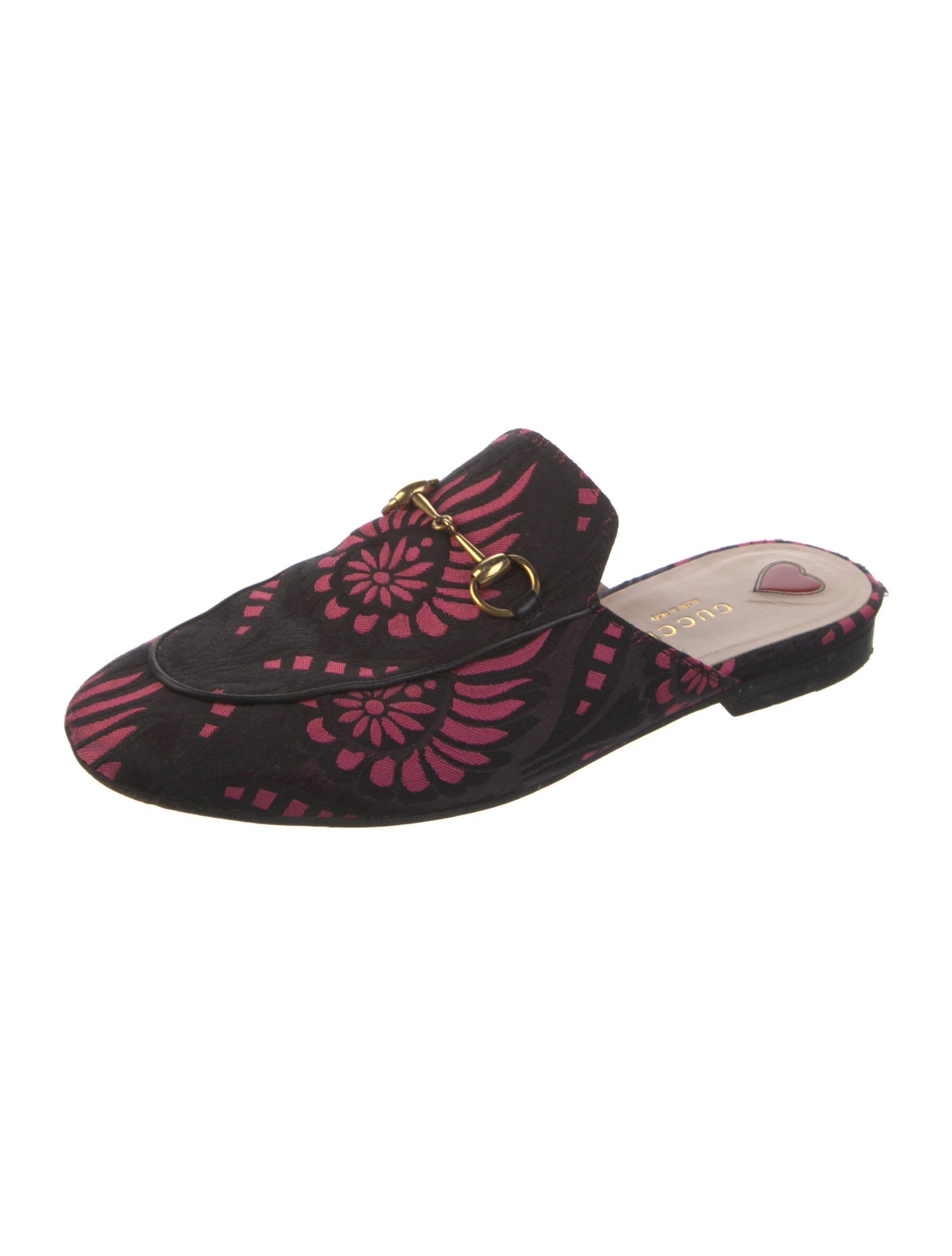 Gucci Horsebit Accent Nylon Mules