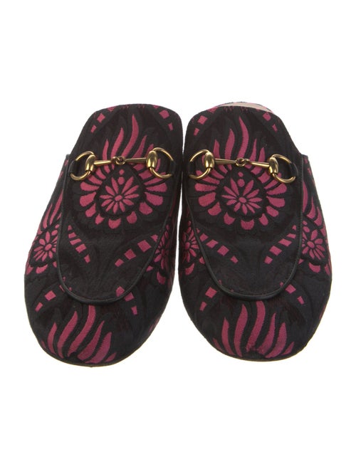 Gucci Horsebit Accent Nylon Mules