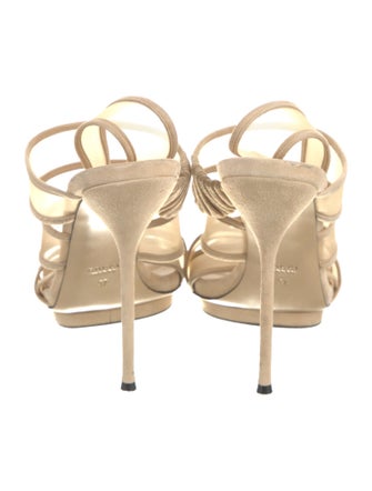 Gucci Mesh Slingback Sandals