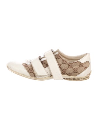 Gucci GG Canvas Leather Sneakers