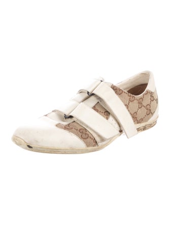 Gucci GG Canvas Leather Sneakers
