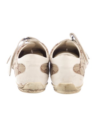 Gucci GG Canvas Leather Sneakers