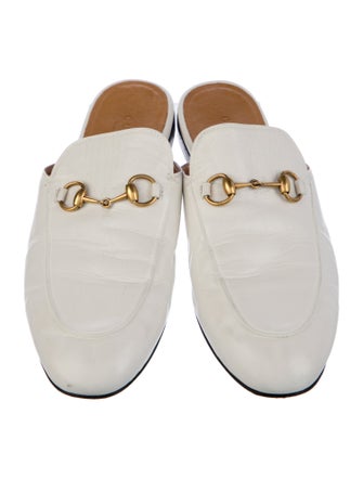 Gucci Horsebit Accent Leather Mules