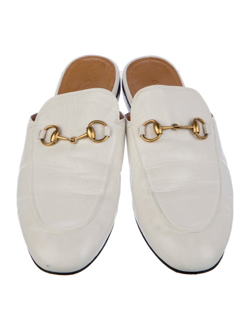 Gucci Horsebit Accent Leather Mules