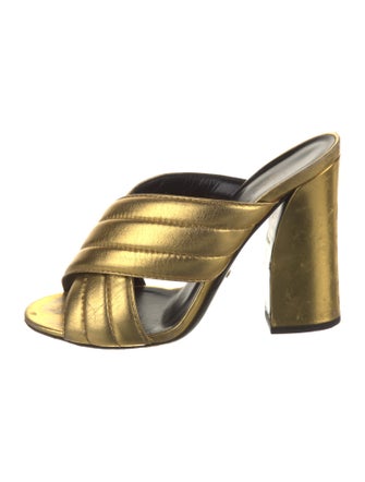 Gucci Leather Slides