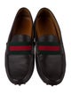Gucci Web Accent Leather Drivers