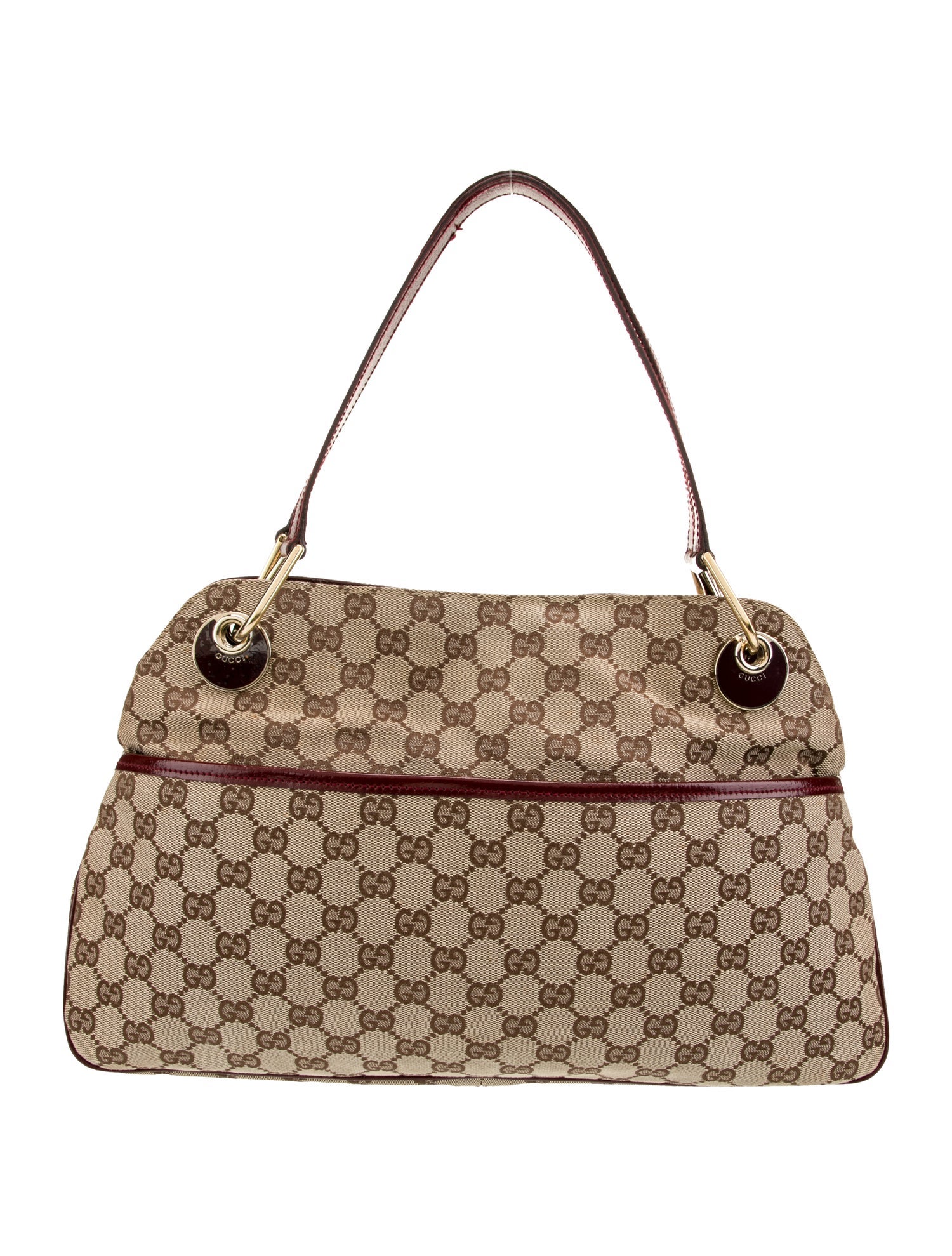 Gucci GG Canvas Shoulder Bag - Neutrals Shoulder Bags