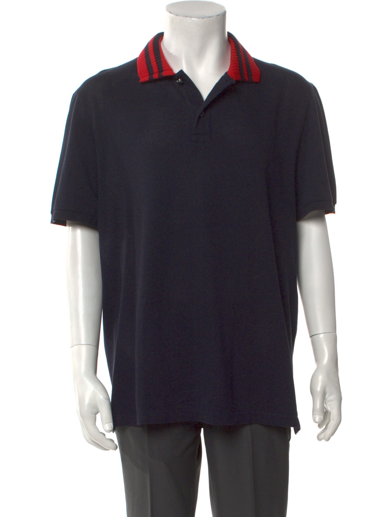 Gucci GG Logo Collar Polo Shirt