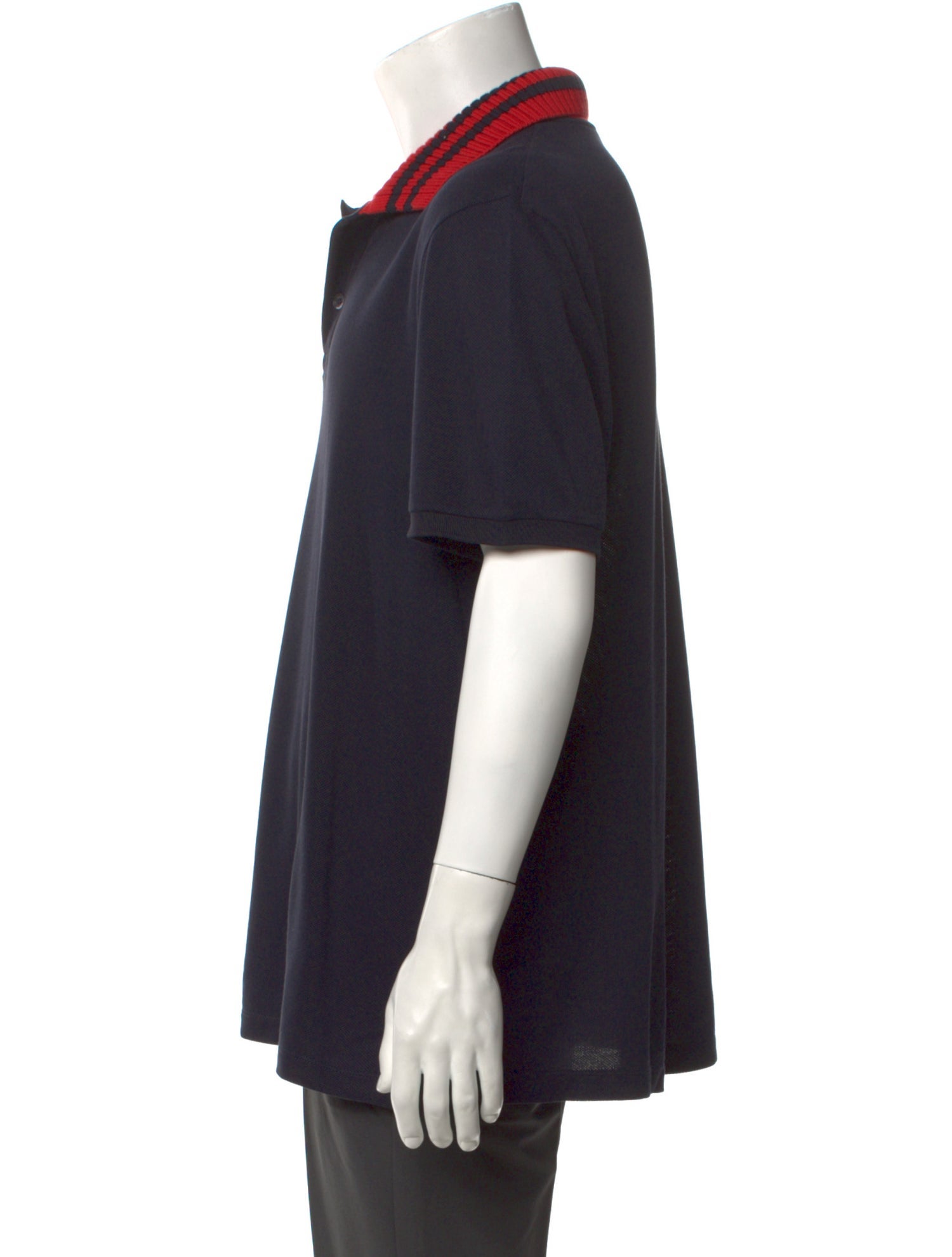 Gucci GG Logo Collar Polo Shirt