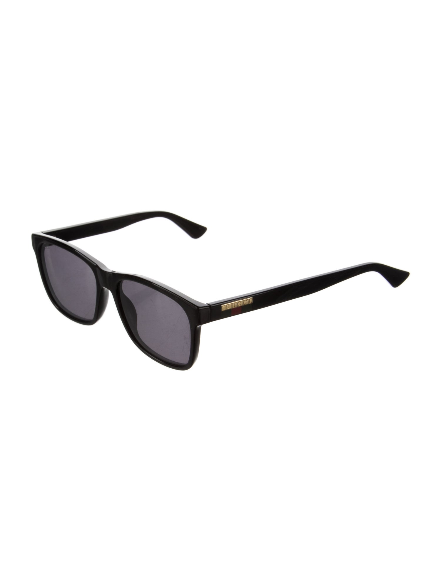 Gucci Web Accent Wayfarer Sunglasses