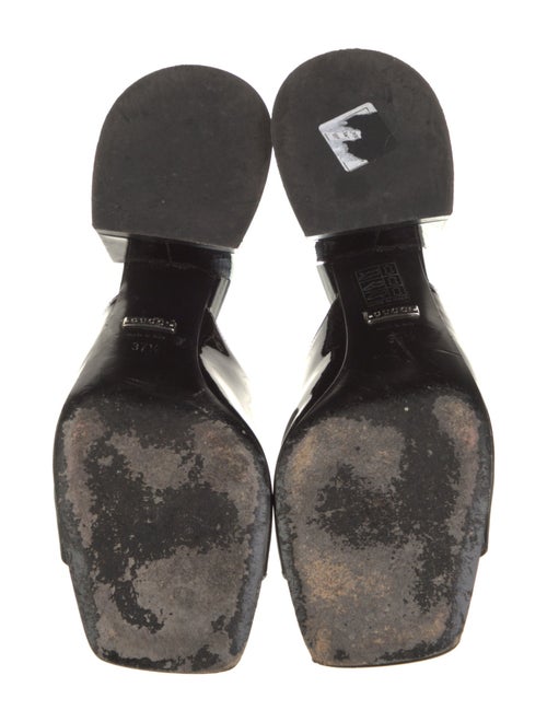 Gucci Horsebit Accent Patent Leather Slides