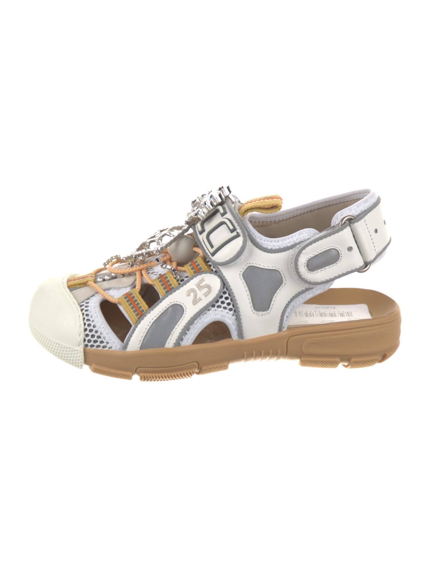 Gucci Leather Printed Chunky Sneakers