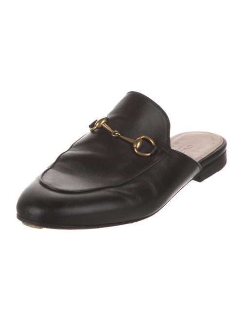 Gucci Horsebit Accent Leather Mules