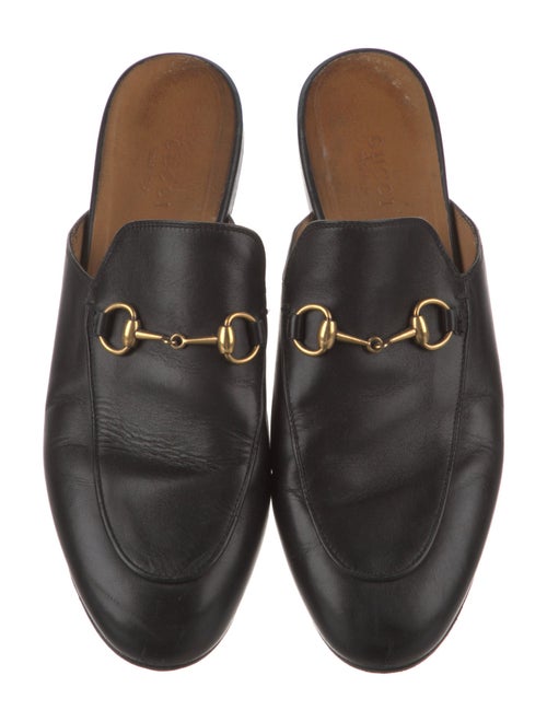 Gucci Horsebit Accent Leather Mules