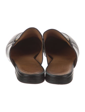 Gucci Horsebit Accent Leather Mules