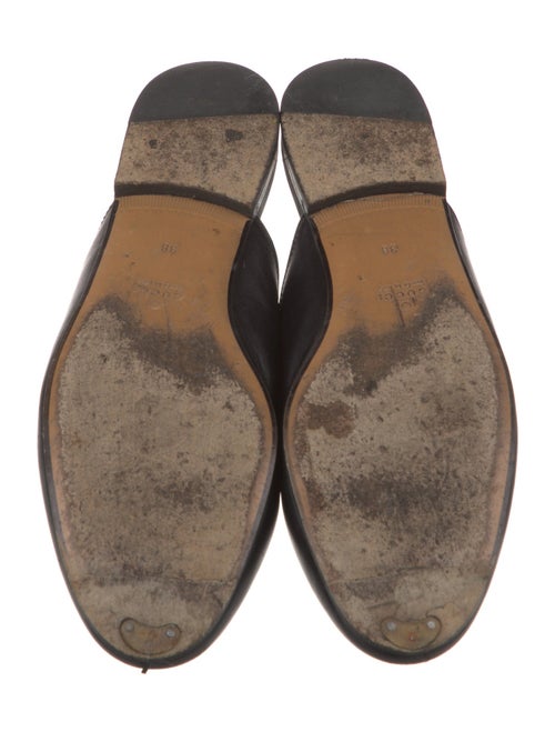 Gucci Horsebit Accent Leather Mules