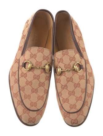 Gucci GG Canvas Canvas Loafers