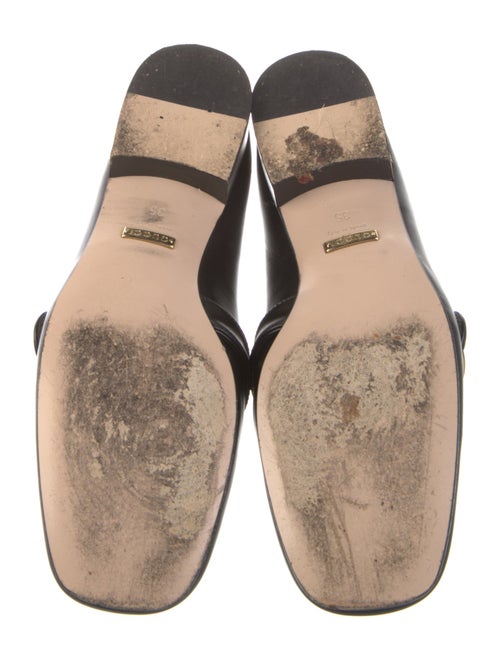 Gucci Double G Logo Leather Loafers