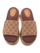 Gucci GG Canvas Canvas Slides