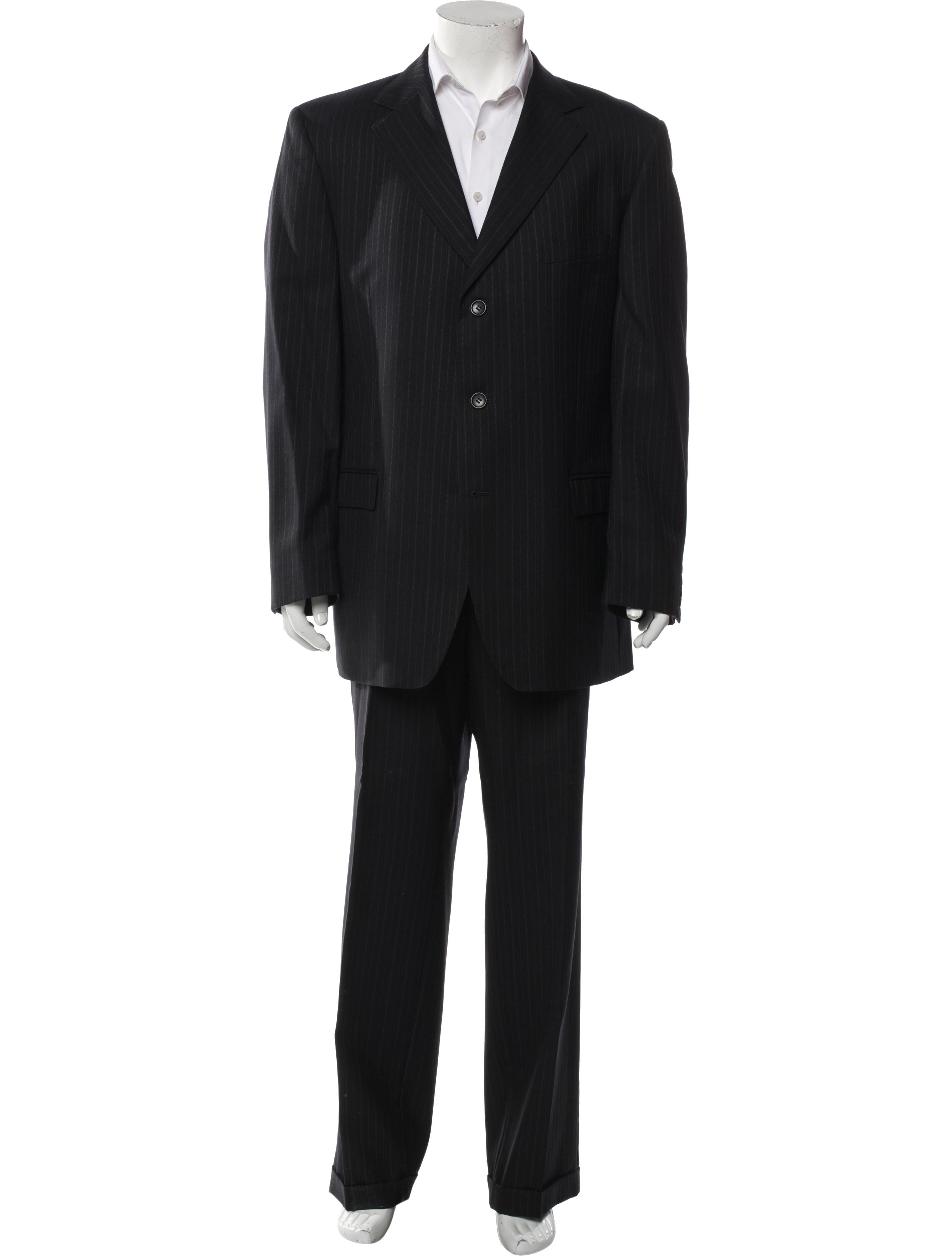 Gucci Wool Striped Two-Piece Suit Vest