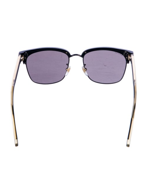 Gucci Web Accent Wayfarer Sunglasses