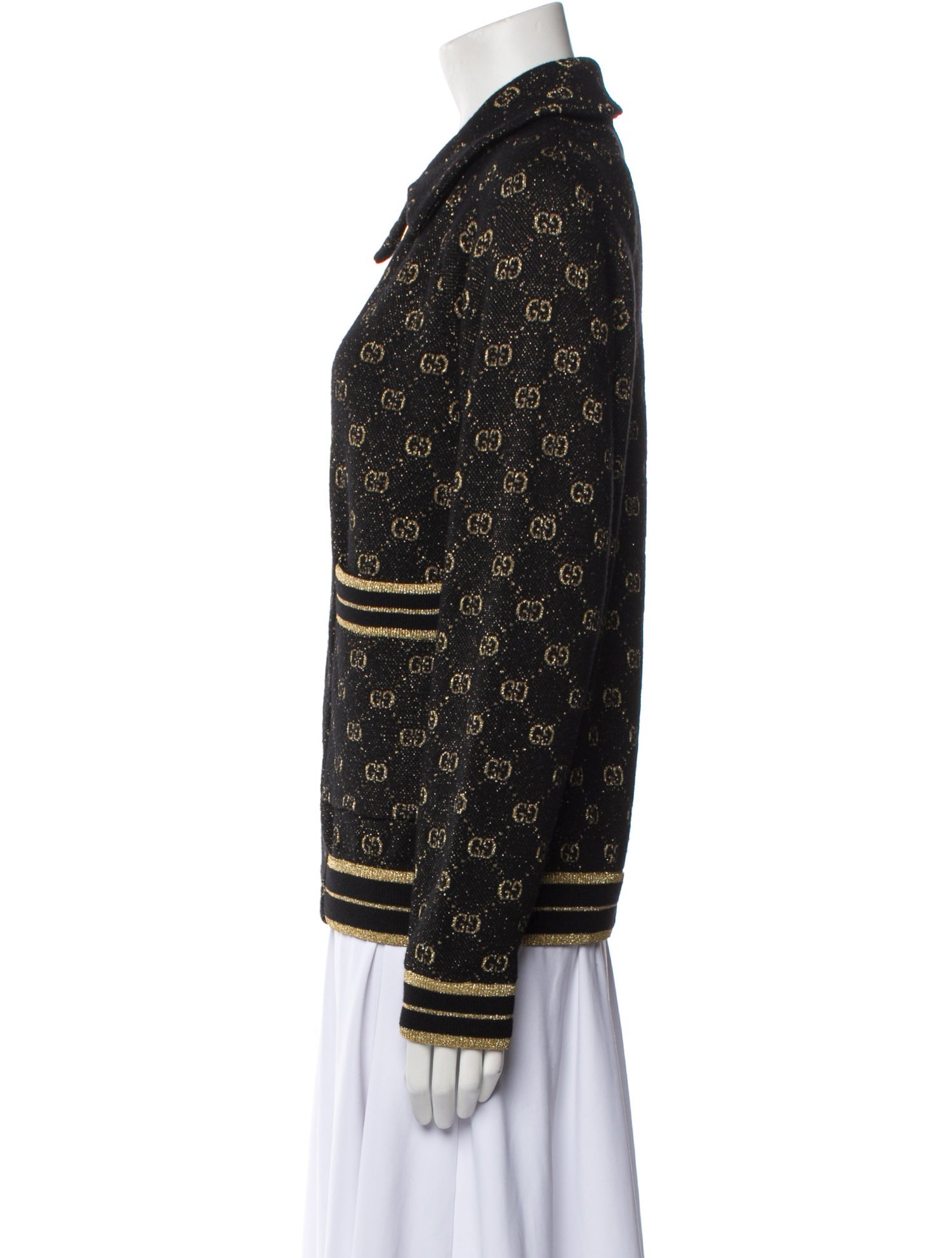 Gucci Wool Printed Evening Jacket