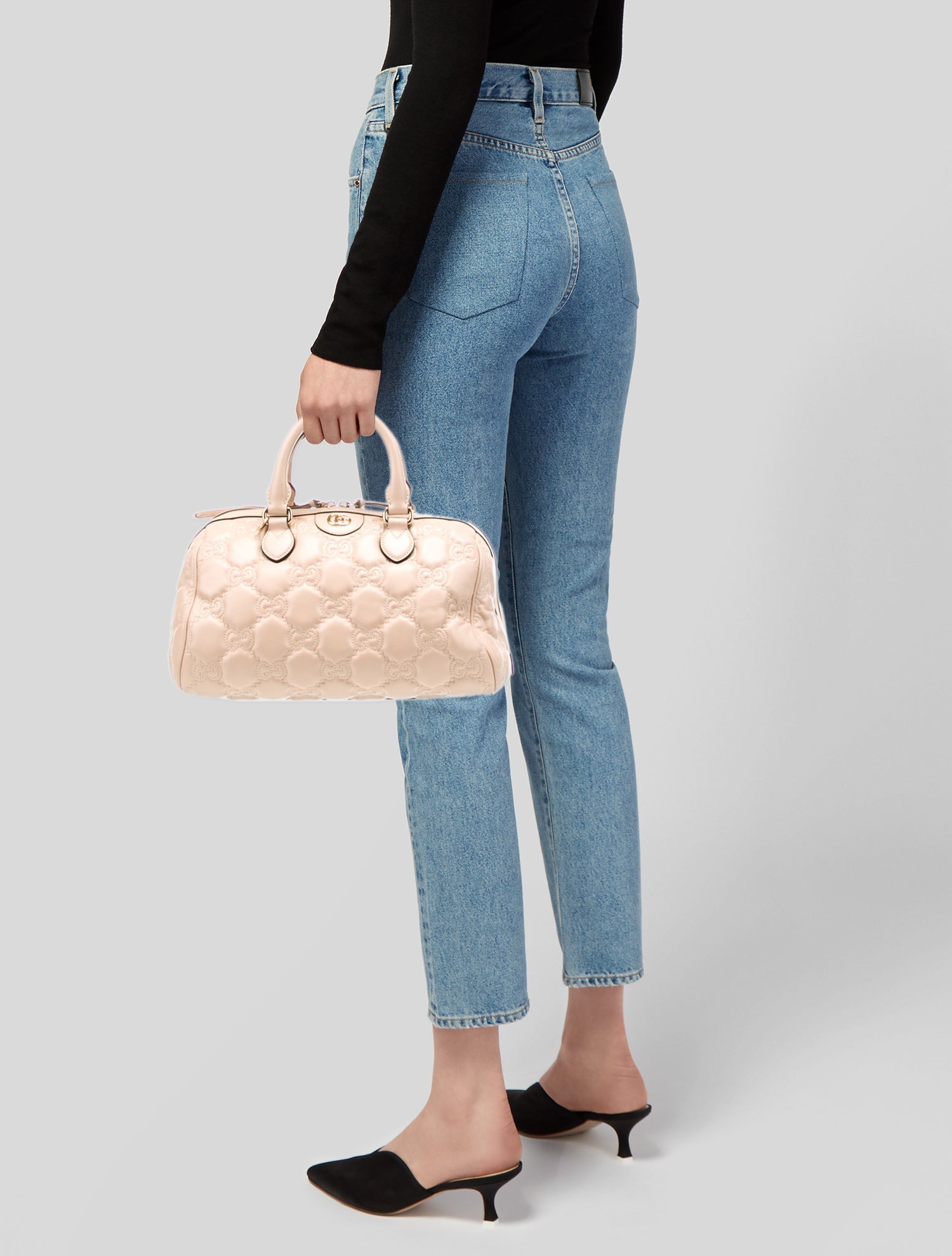 Gucci Double G Matelasse Boston Medium