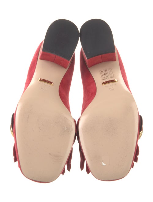 Gucci Double G Logo Suede Pumps