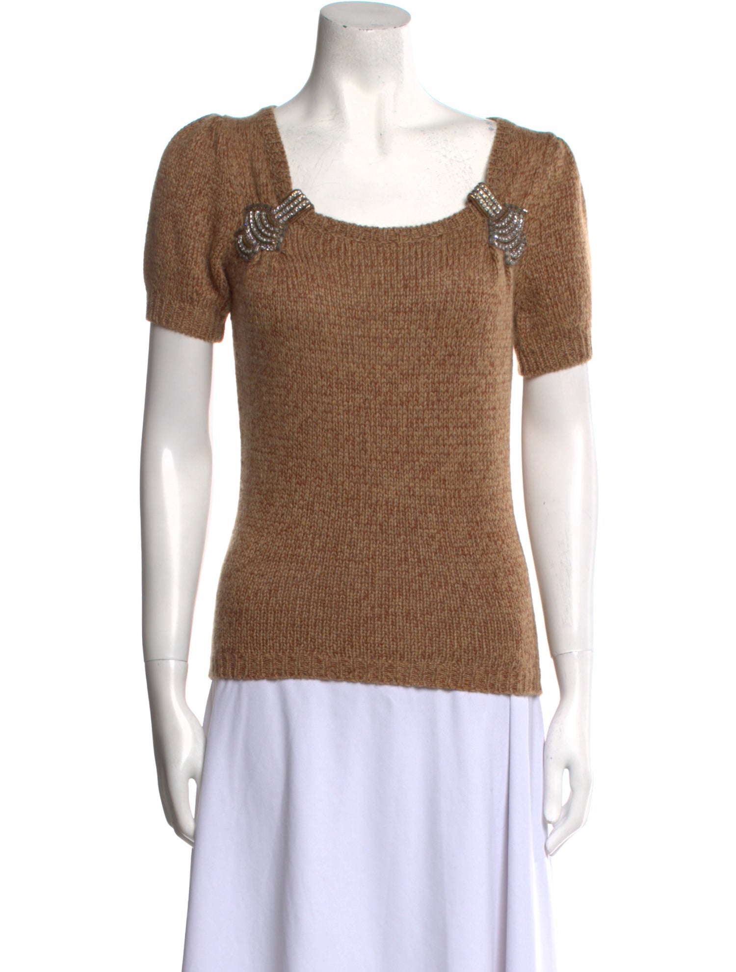 Gucci Wool Scoop Neck Sweater