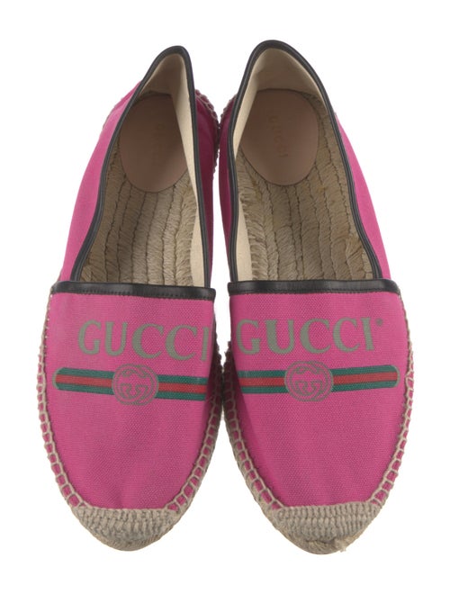 Gucci Web Accent Canvas Espadrilles